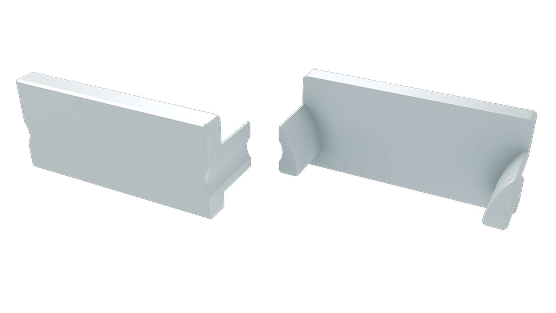 PVC záslepky do profilu TERRA