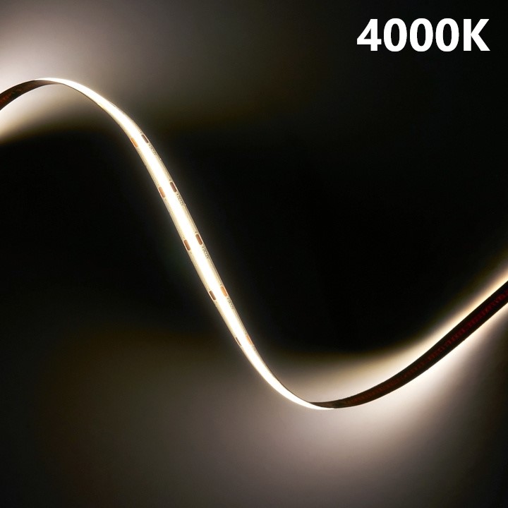 LED pásek COB 24V / 480LED / 9W / 4000K / IP20 / 8mm / PRO+