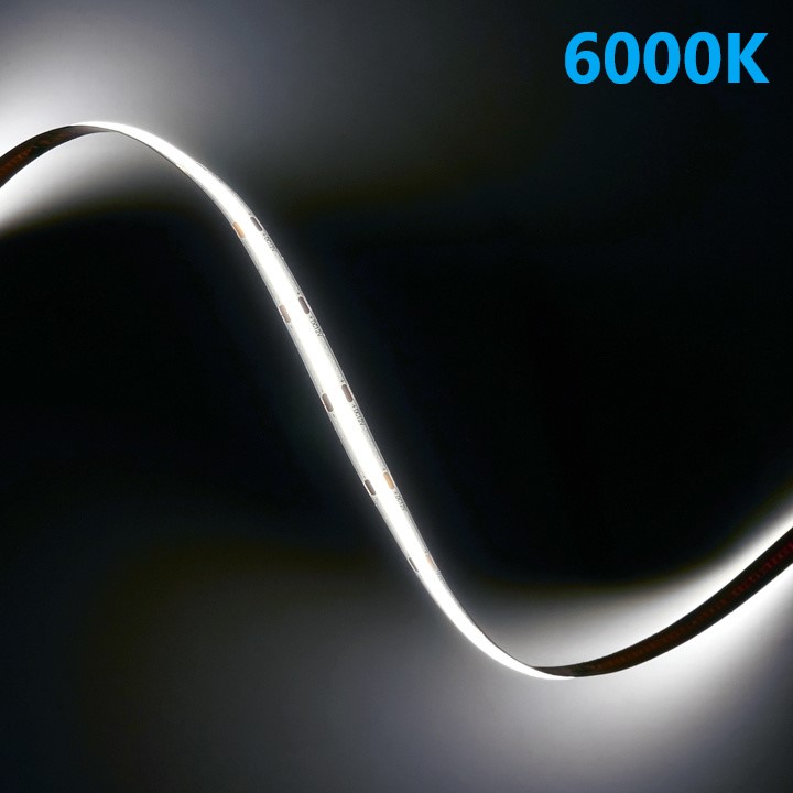 LED pásek COB 12V / 480LED / 9W / 6000K / IP20 / 8mm / PRO+