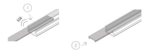 Difuzor BASIC - PMMA, frosted mléčný