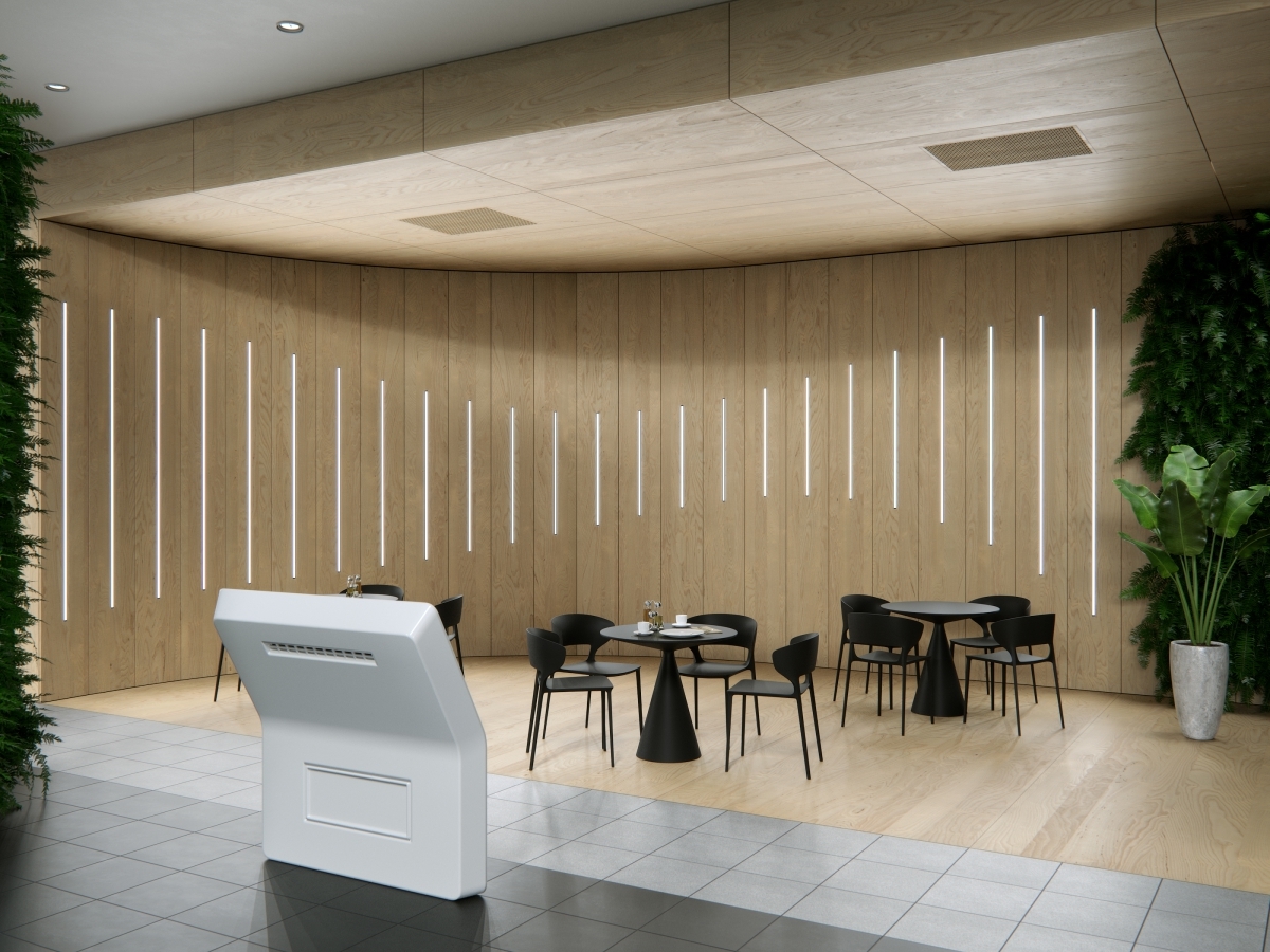 LED profil W, bronzový