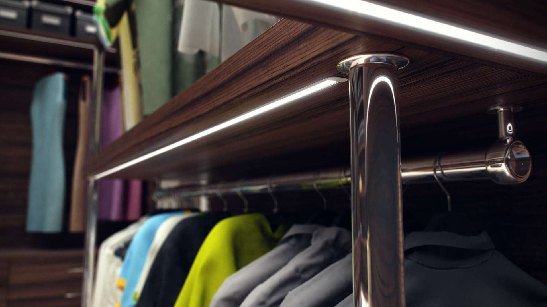 LED profil Z, černý