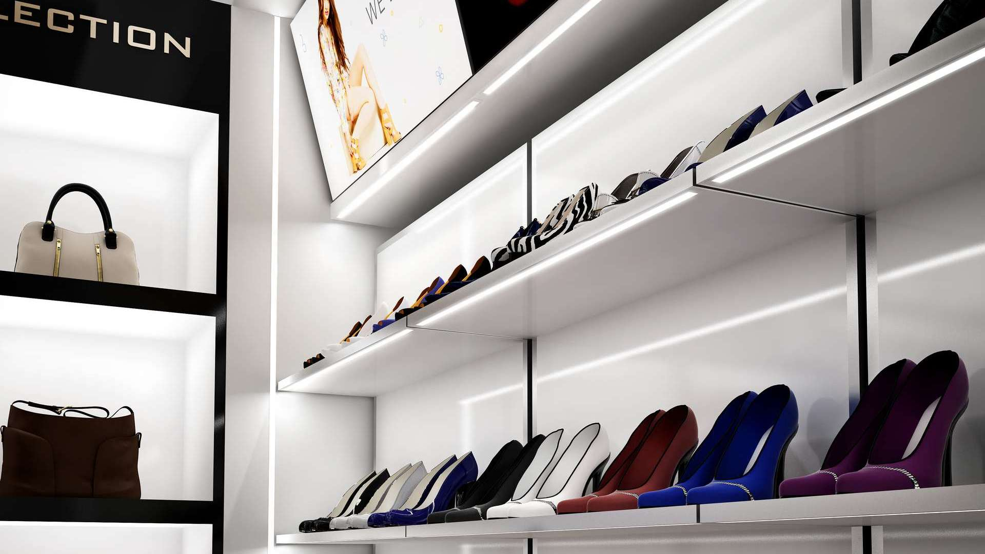 LED profil Z, černý