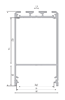 Závěsné svítidlo Lumines CLARO bílé, 120cm, 4000K, 54W