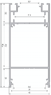 Závěsné svítidlo Lumines DULIO stříbrné, 180cm, 4000K, 116,5W