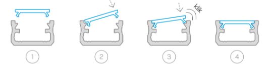 Difuzor BASIC - PMMA, frosted 