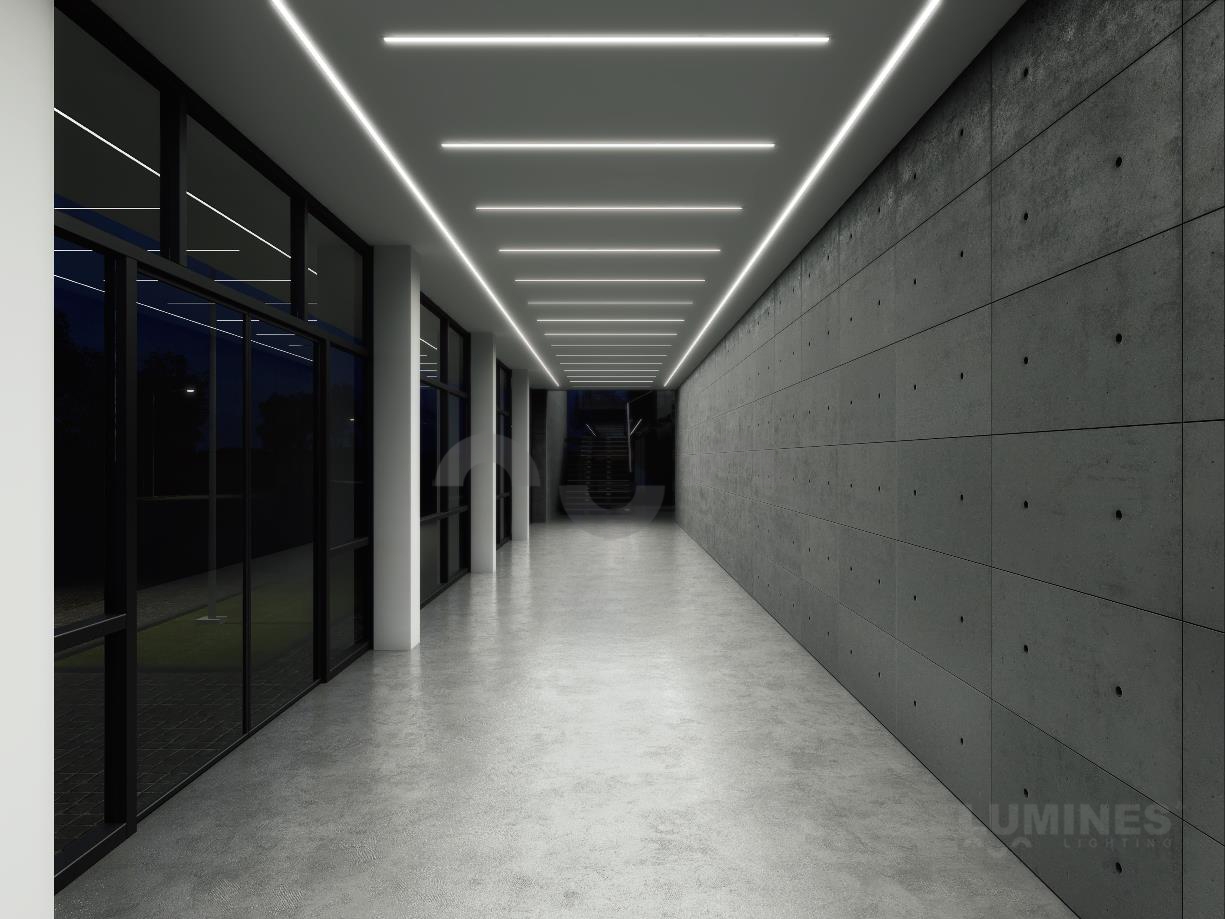 LED profil inSILEDA, černý