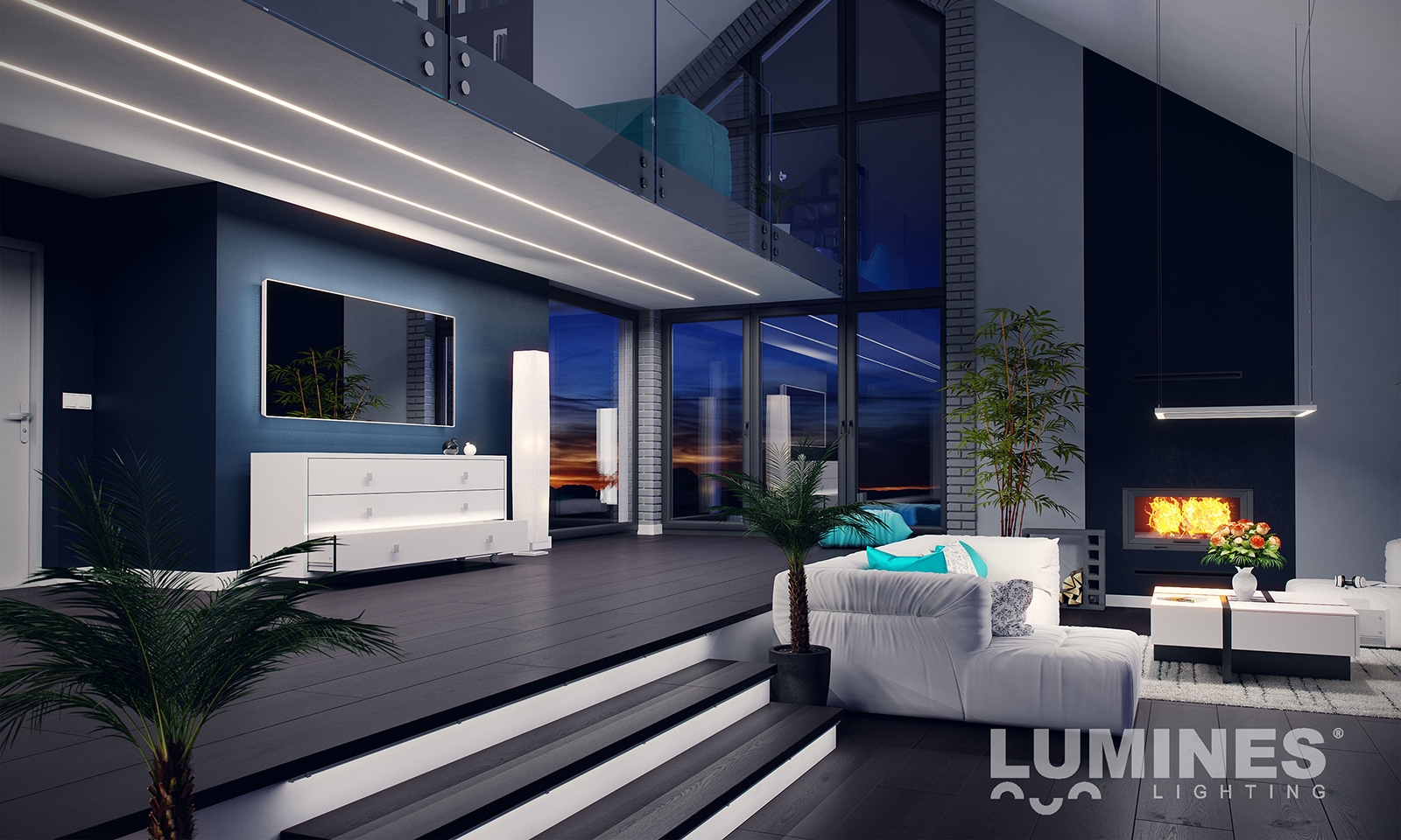 LED profil ILEDO, bílý