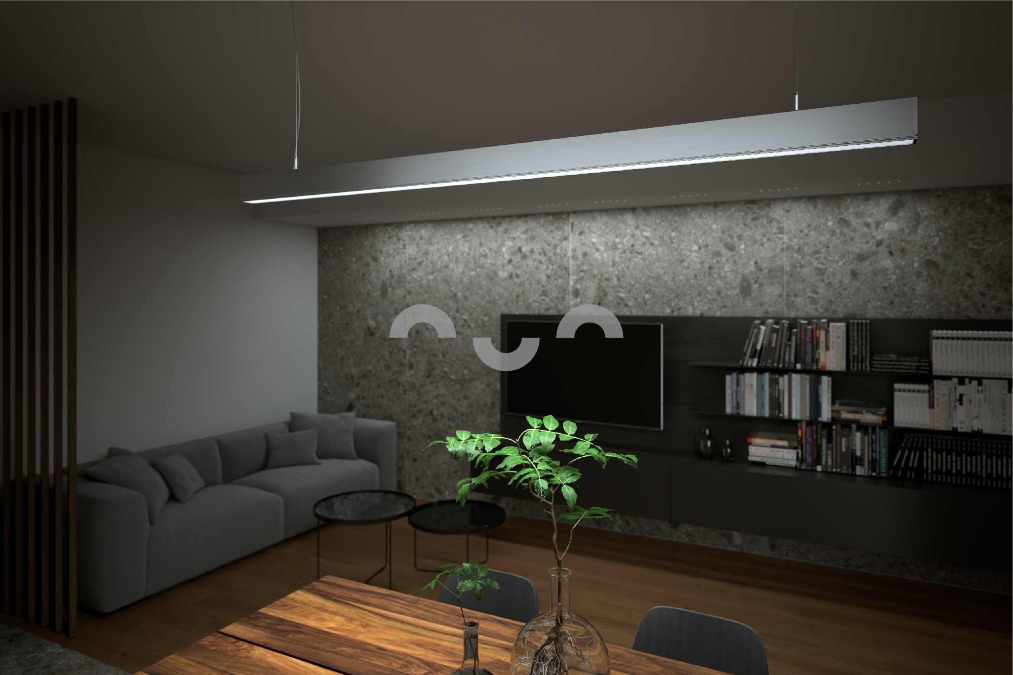 LED profil CLARO, černý