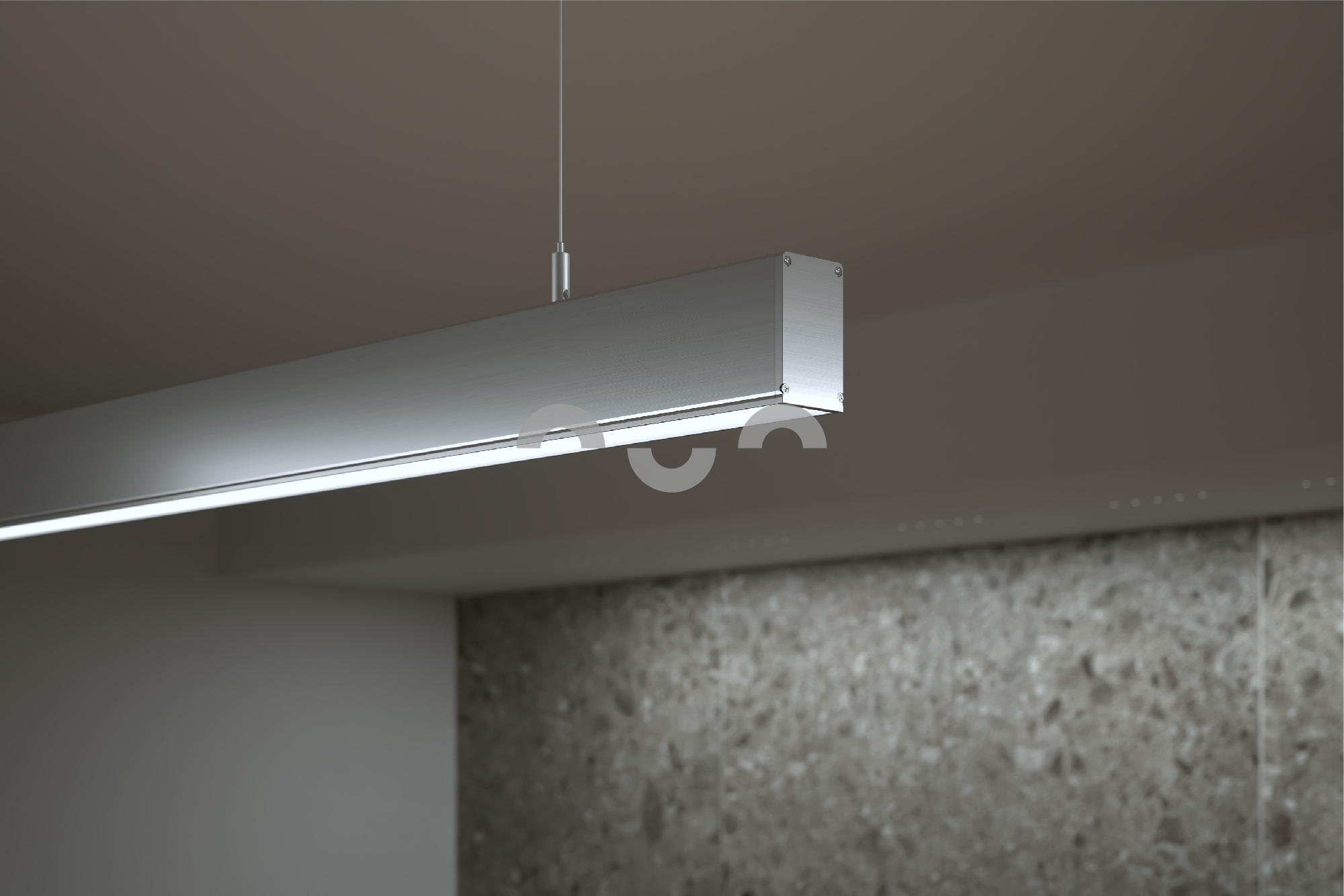 LED profil CLARO, černý