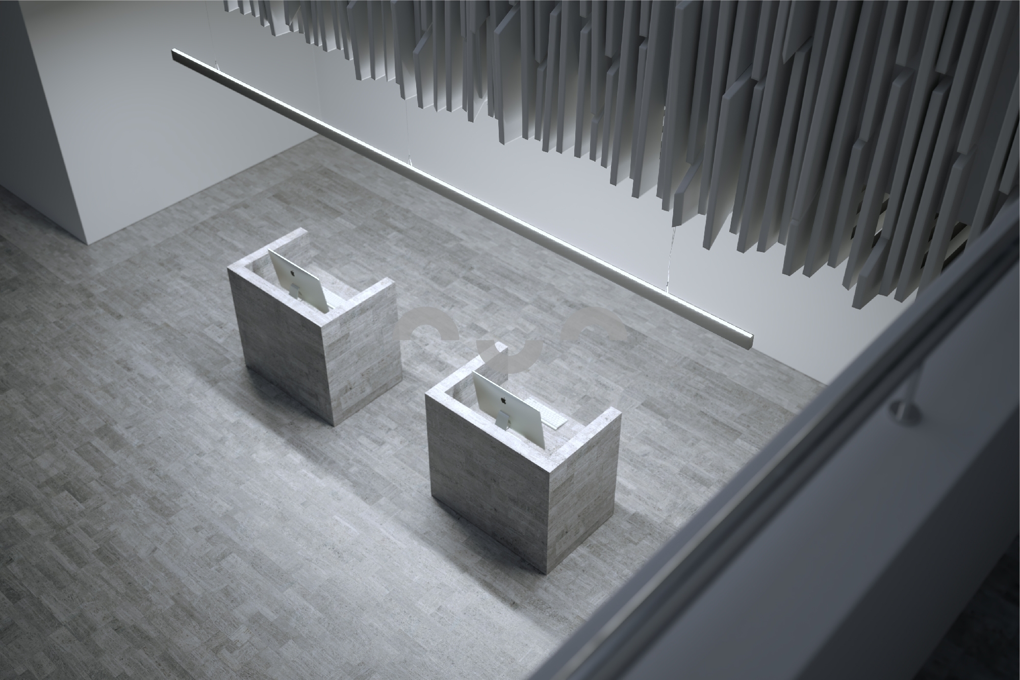 LED profil DULIO, černý