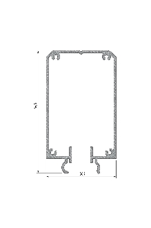 Montážní profil TALIA M2, bílý