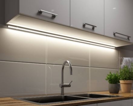 LED profil C, bílý