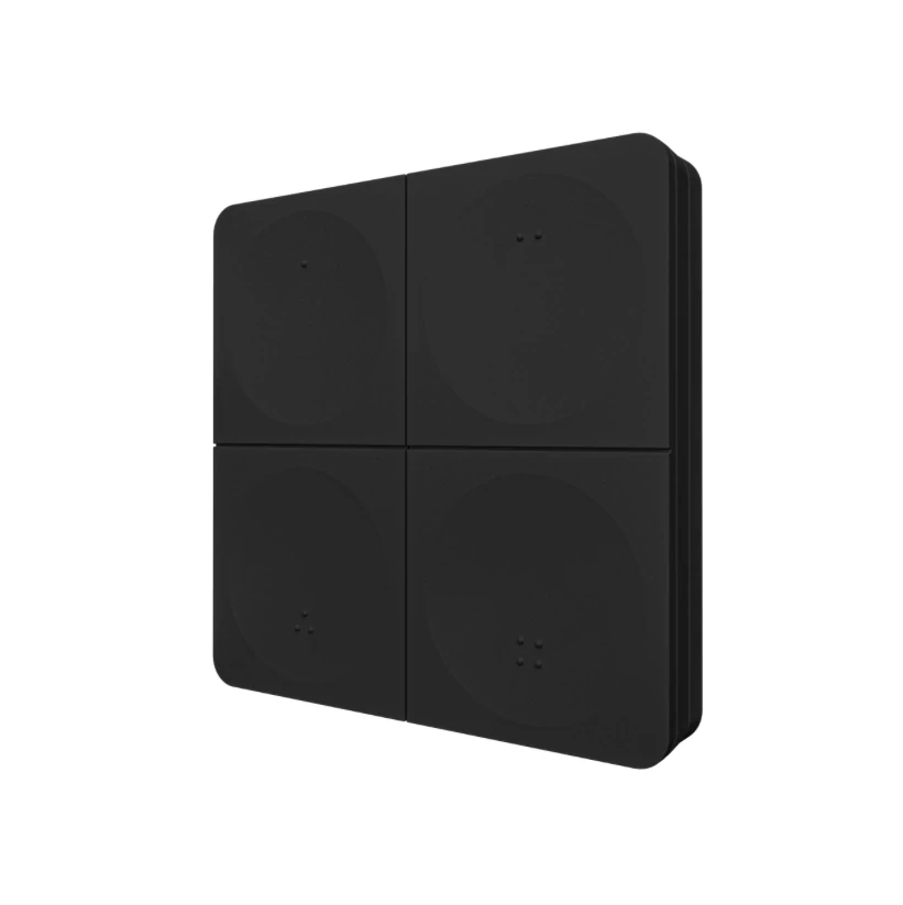 LED ovladač K4 Mi.Light MiBOXER pro jednobarevné LED pásky, 4-ZÓNOVÝ, černý