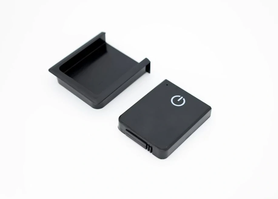 NÁBYTKOVÝ DOTYKOVÝ BEZDRÁTOVÝ OVLADAČ MINI/DESIGN - 2v1 - DIM+IR DVEŘNÍ SPÍNAČ, ČERNÝ, 12V/24V