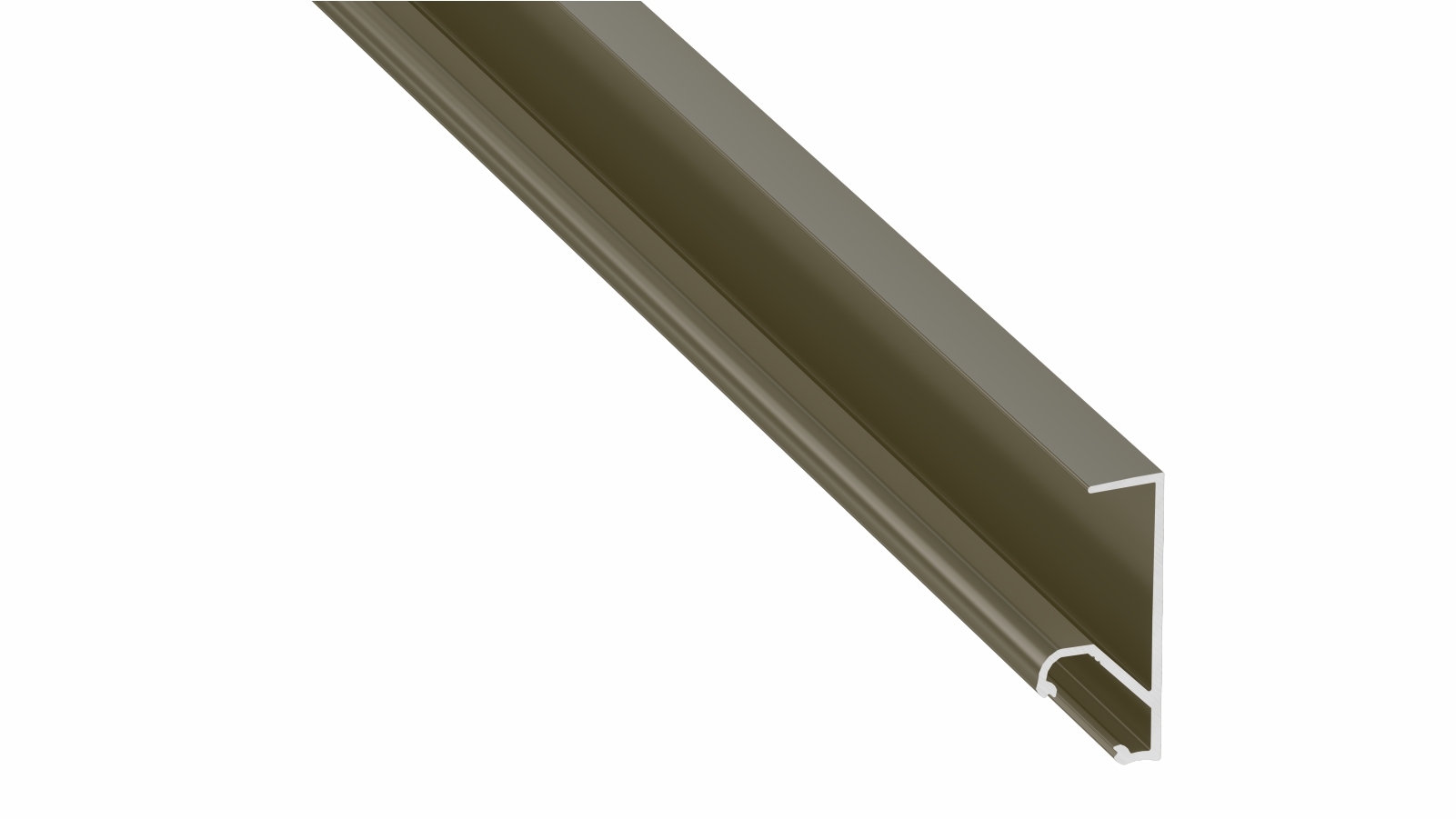 LED profil Q20, bronzový