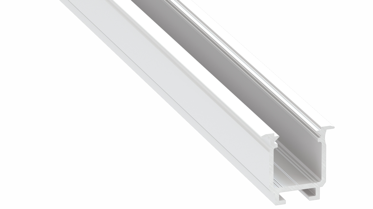 LED profil W, bílý