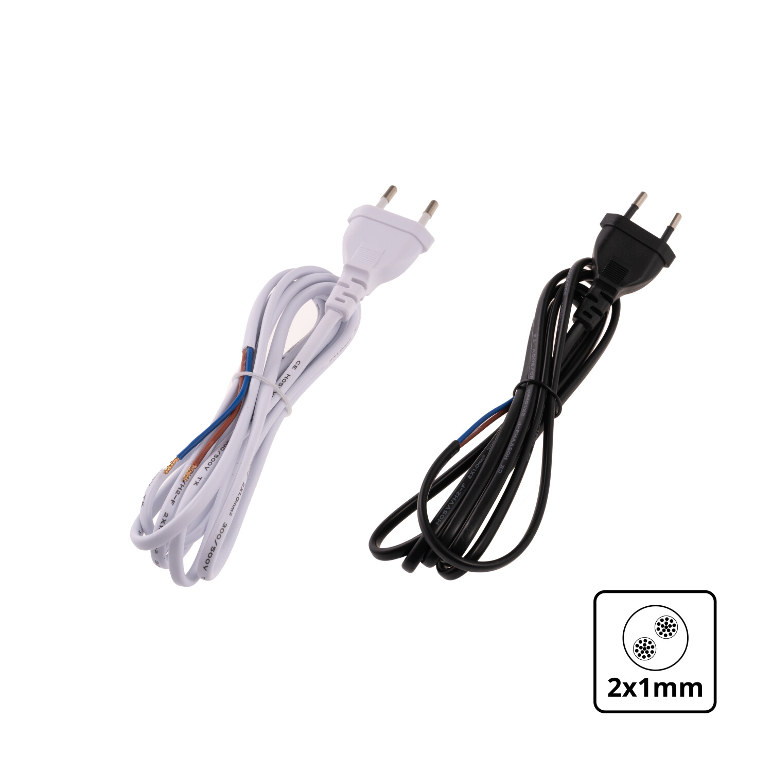 Flexo šňůra 2m 2x1mm2