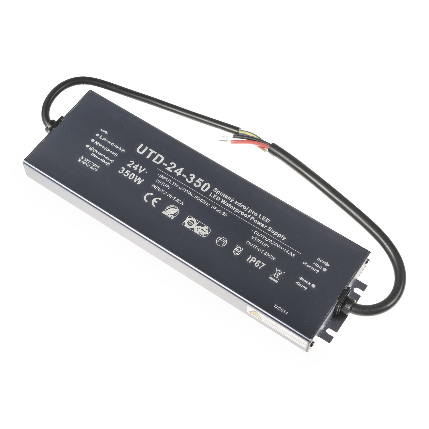 LED zdroj 24V 350W UTD-24-350 Záruka 5 let