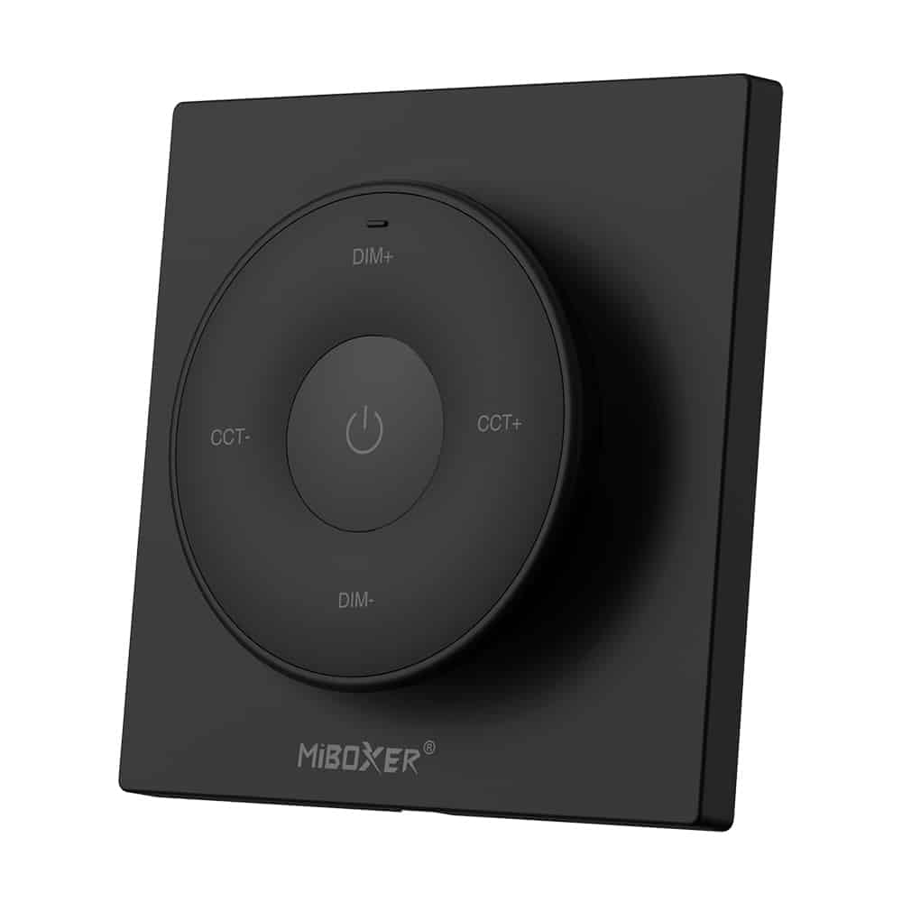LED mini ovladač K2-B Mi.Light MiBOXER pro jednobarevné a CCT LED pásky, RF 2,4 GHz, černý