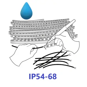 Pájení - jednobarevné MONO LED pásky IP54-68