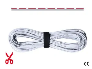 KABEL BÍLÝ dvoužilový pro LED 2x0,35mm2