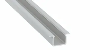 LED profil U, stříbrný
