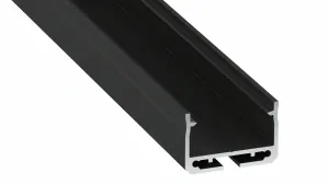 LED profil SILEDA, černý