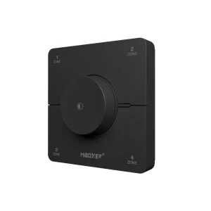 LED ovladač K0S Mi.Light MiBOXER pro jednobarevné a CCT LED pásky, 4-ZÓNOVÝ, černý