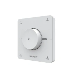 LED ovladač K0S Mi.Light MiBOXER pro jednobarevné a CCT LED pásky, 4-ZÓNOVÝ, bílý
