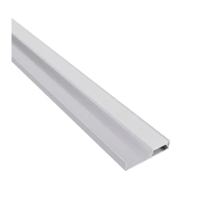 Soklový LED profil SOKL-LIGHT, stříbrný + mléčný difuzor, 2m