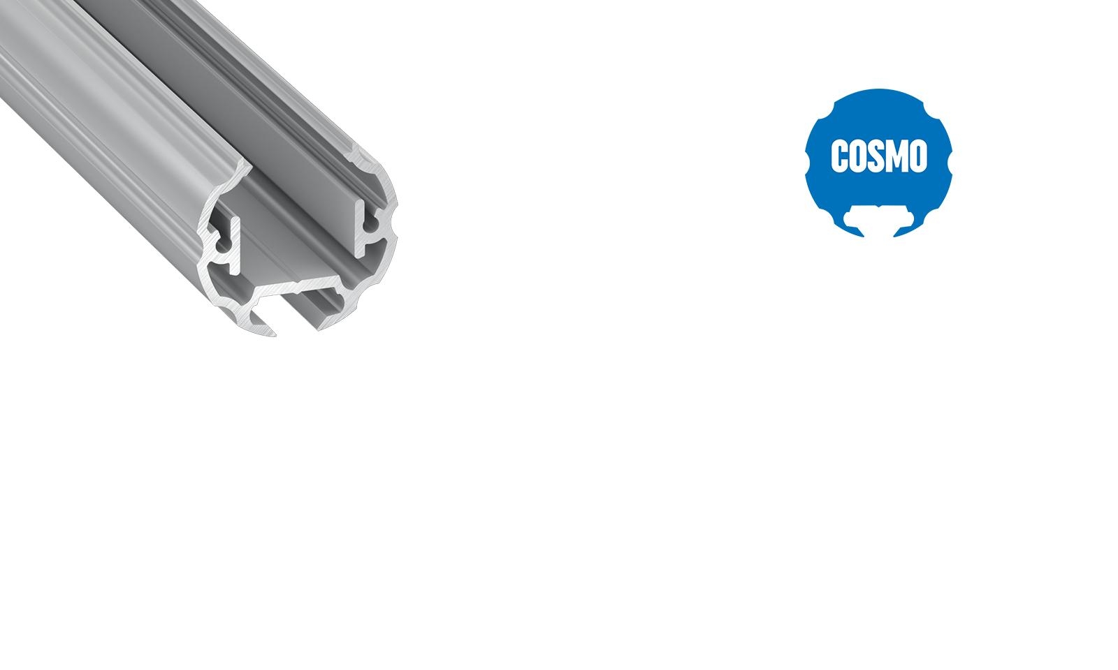 LED profil COSMO, surový hliník