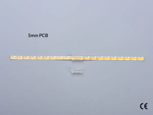 2 pin KONEKTOR pro MONO COB & SMD LED pásky, typ: LED pásek ↔ LED pásek, PCB 5mm