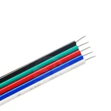 RGBW KABEL 5-žílový plochý - 5x0,30mm2