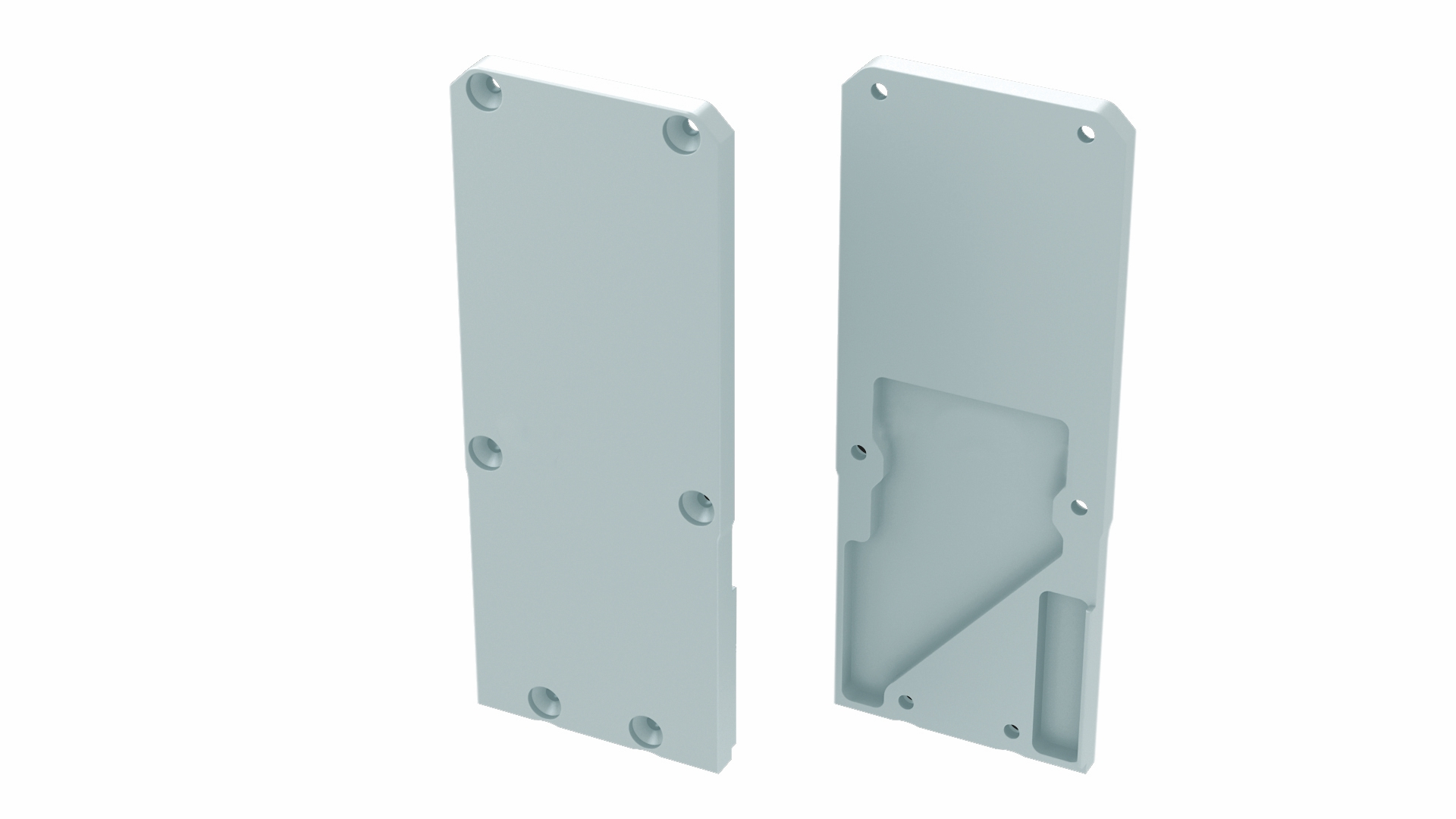 ALU koncové záslepky do LED profilu UNICO s montážním profilem TALIA M2, bílé