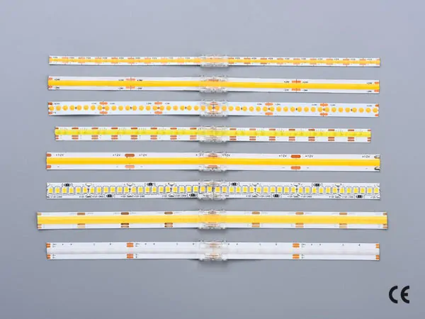 4 pin KONEKTOR pro RGB COB & SMD LED pásky, typ: LED pásek ↔ LED pásek, PCB 10mm