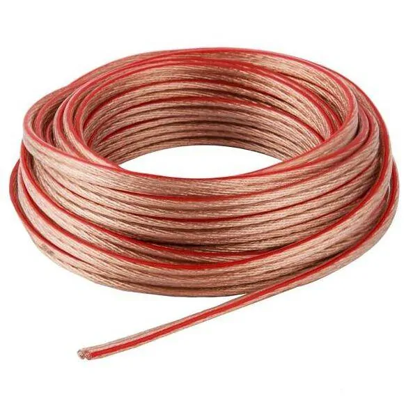 KABEL TRANSPARENTNÍ dvoužilový pro LED 2x0,35mm2