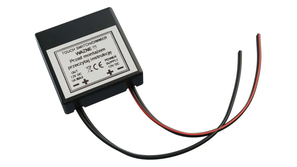 DOTYKOVÝ LED SPÍNAČ / STMÍVAČ POD PRACOVNÍ DESKU - 12V/24V