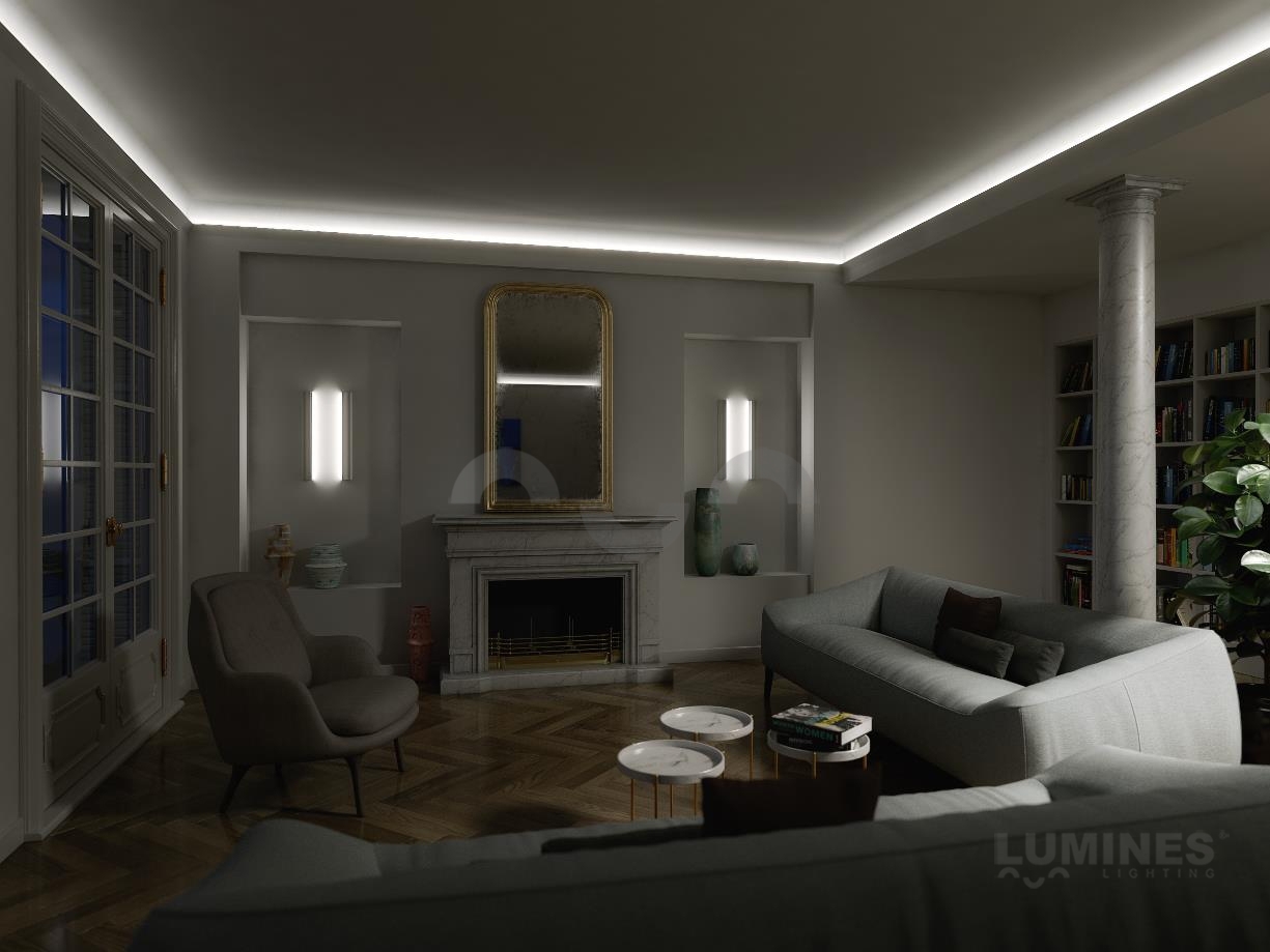LED profil CONVA, stříbrný