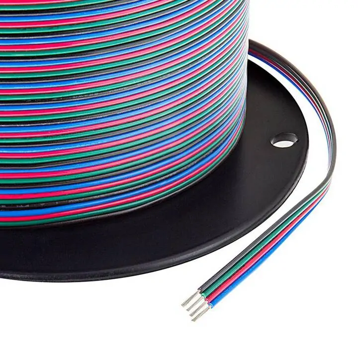 RGB KABEL 4-žílový plochý - 4x0,30mm2
