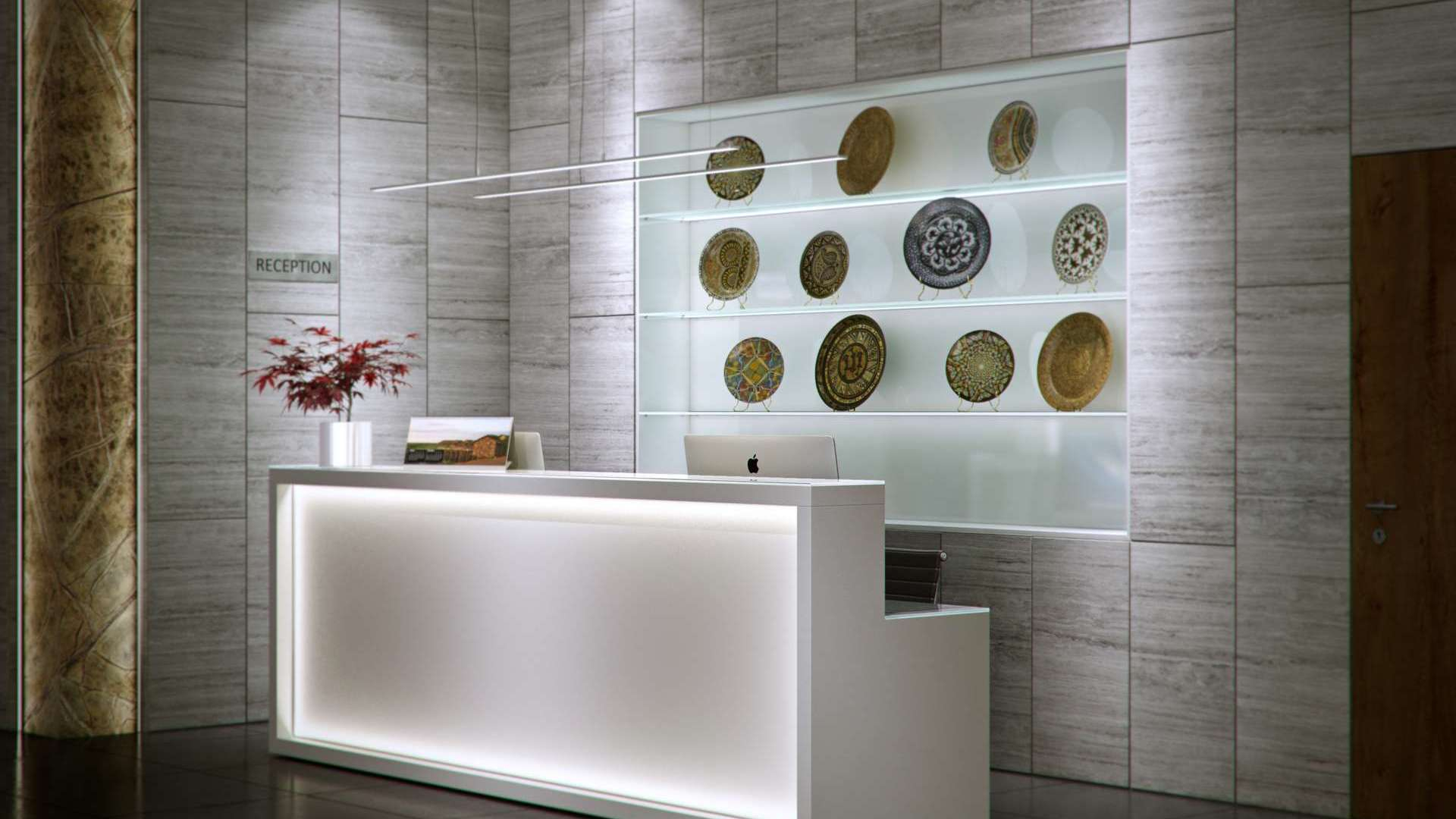 LED profil Y, surový hliník