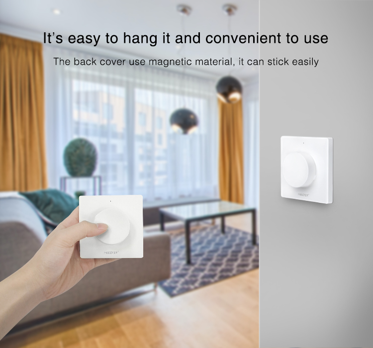 LED ovladač K1-W Mi.Light MiBOXER pro jednobarevné a CCT LED pásky, RF 2,4 GHz, bílý