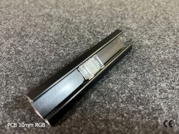 4 pin KONEKTOR pro RGB COB & SMD LED pásky, typ: LED pásek ↔ LED pásek, PCB 10mm