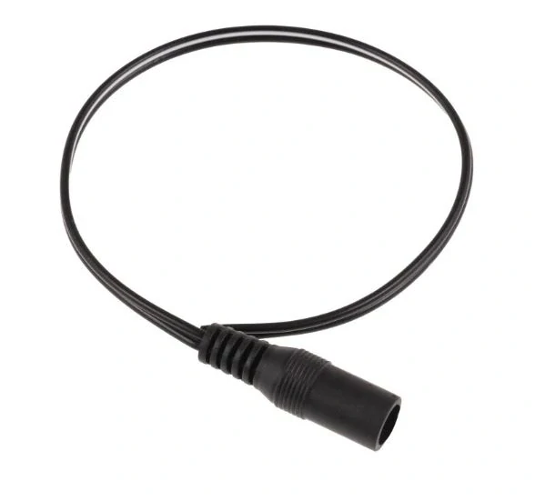 DC prodlužovací kabel s konektory SAMEC & SAMICE, 1m, 6A, černý