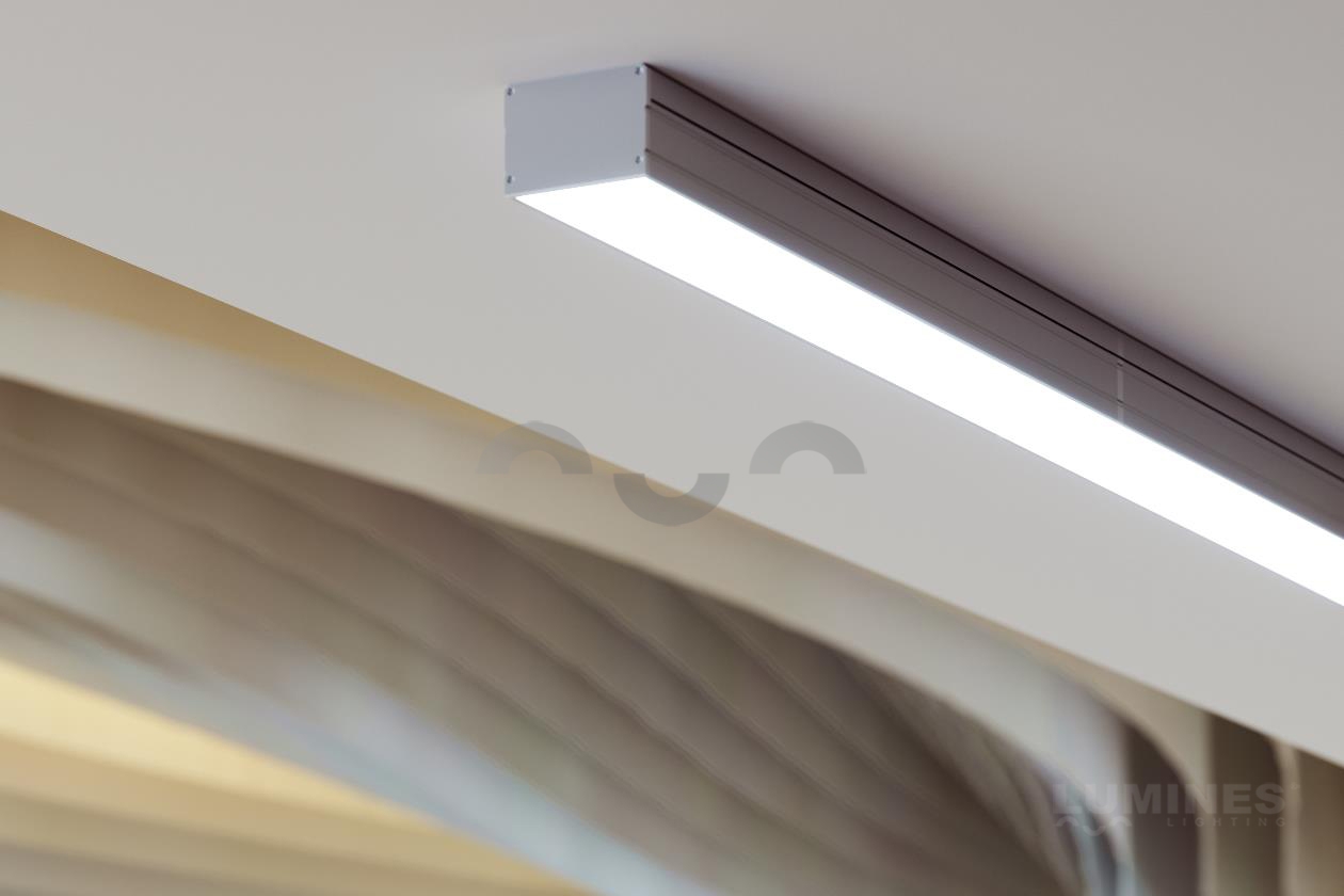 LED profil LARGO, stříbrný