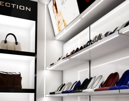 LED profil B, bílý