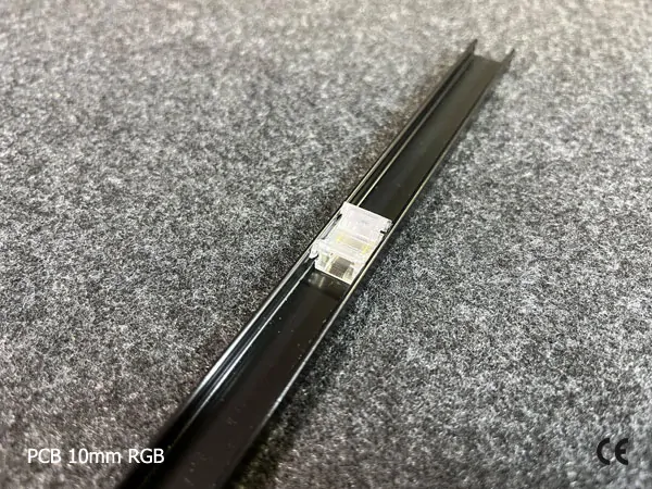 4 pin KONEKTOR pro RGB COB & SMD LED pásky, typ: LED pásek ↔ LED pásek, PCB 10mm