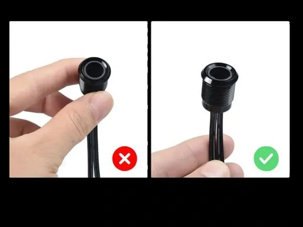 DOTYKOVÝ LED SPÍNAČ / STMÍVAČ ZAPUŠTĚNÝ - 12V/24V - ČERNÝ