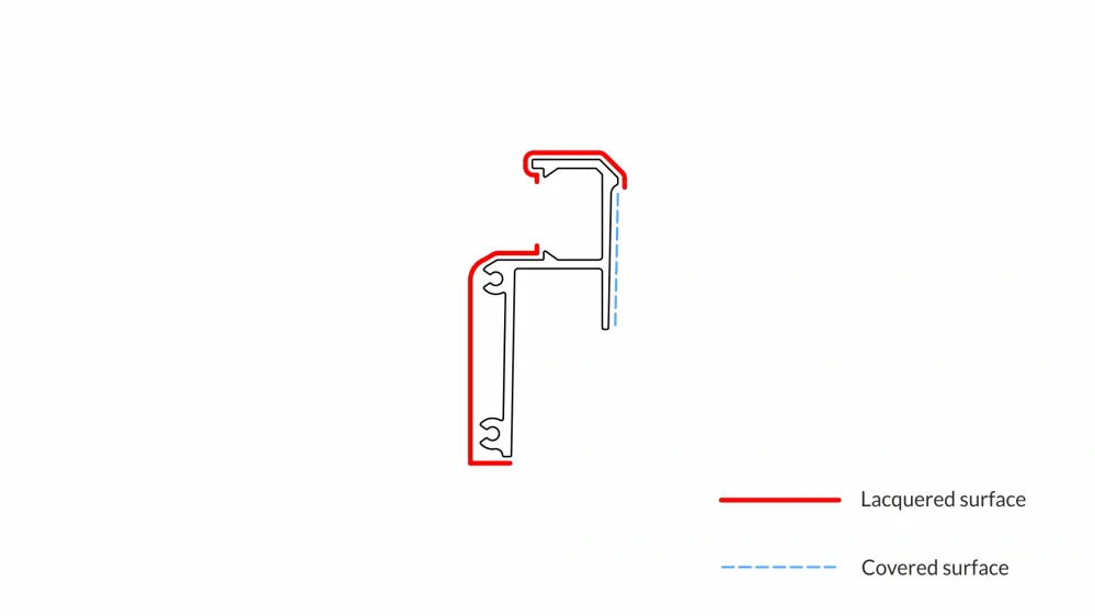 LED profil IPA16, stříbrný