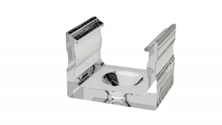 Plastový montážní úchyt A - BASIC, transparentní